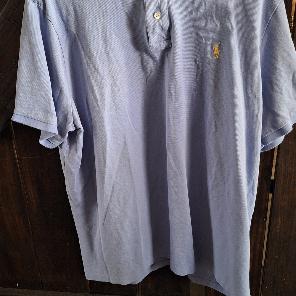 Polo by Ralph Lauren Men's Sky Blue Polo Shirt